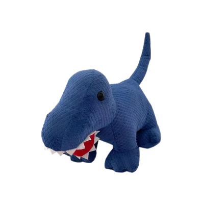 China Kids Toys Factory Supply PP Cotton Stuffed Toy Small Blue Dinosaur Cute Plush Toy for sale