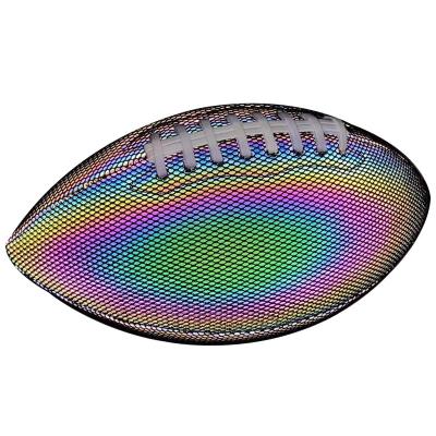 China Morden Glow in the Dark Reflective Rugby Ball USA Football Custom for sale