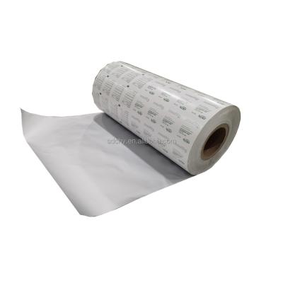 China Aseptic Pharmaceutical Pouches Alcohol Prep Pad Wipes BZK Wipes Aluminum Foil Packaging Roll Wrapping Paper Factory Price for sale