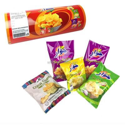 China Food Pet Snack Nut Food Grade BOPP/CPP/PE Plastic Film/VMPET/PE Laminating Packaging Potato Chips Packing Film for sale