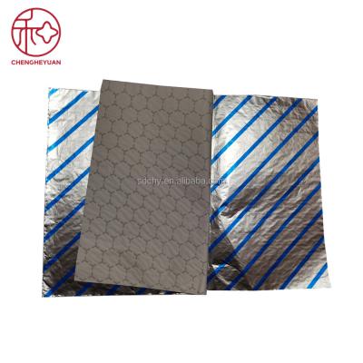 China Custom Printing Aluminum Foil Paper Greaseproof for Sandwich Burger Fast Food Wrap for sale