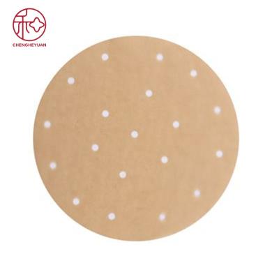 China Brown Air Fryer Parchment White Non-Stick Parchment Paper Silicon Coated Baking Paper for Steaming and Baking for sale