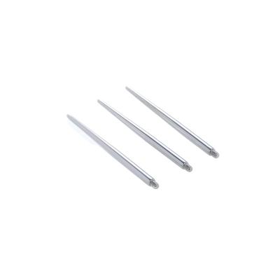 China TRENDY ASTM F136 Titanium  Internally  Jewelry Piercing Prong Set  Stone Nose Fishtail Pin Indian Nose Pin for sale