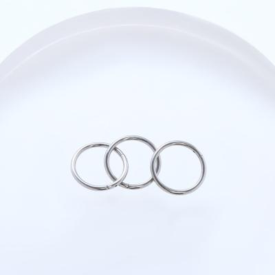 China TRENDY Xingfu Eternal ASTM F136 Titanium Hinged Segment Ring with New Fitting Body Jewelry Piercings for sale