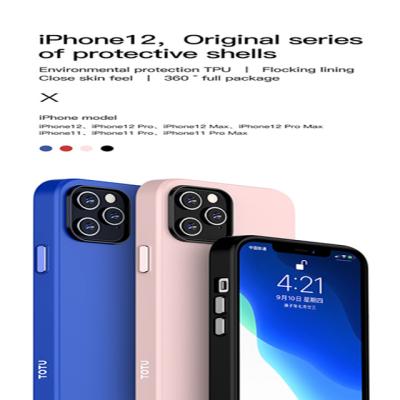 China Hot Selling TPU+PC TOTU Mobile Phone Accessories Shockproof Cover TPU Phone Case For IP 12, 12 pro, max pro for sale