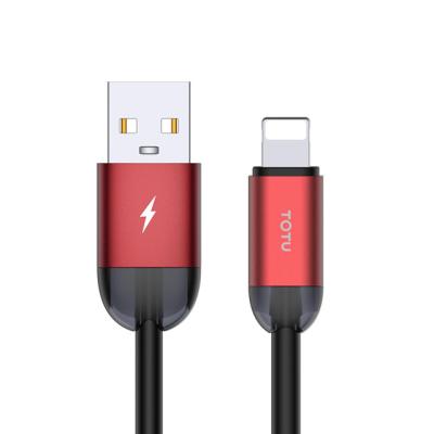 China Hot Selling Mobile Phone TOTU Colorful Charging Cable, Lighting Cable For Smartphone for sale