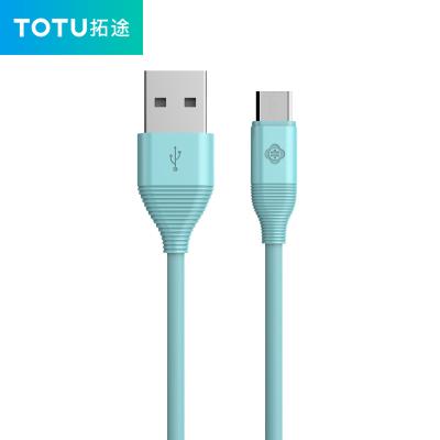 China 2.1A TOTU Max Good Performance Micro USB Cable, 2.1A Fast Charging Micro USB Cable White, Data and Charging Cable Micro USB for sale