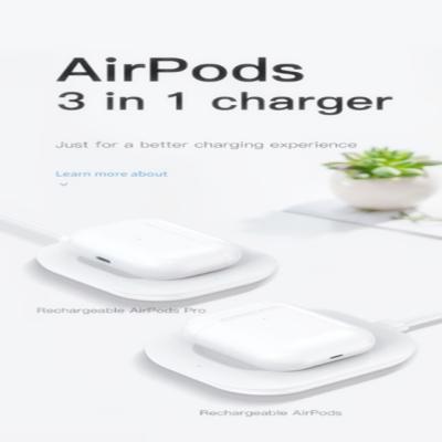 China 10W Max Hot Sale Light Mode 3 To 1wireless Charger /wireless Charging Power Banks for sale