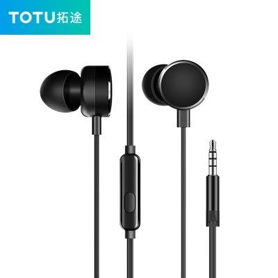 China New TOTU Metal Over-Ear Wired Wired Earphone Stretching Earphone Speaker with 3.5mm Plug for sale