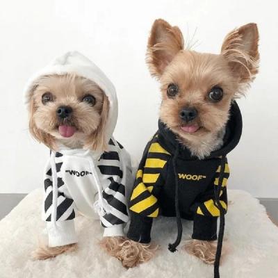 China Wholesale Small and Medium Dog Schnauzer Autumn and Winter Viable Manufacturer Style Pet Apparel French Bulldog Pomeranian Hoodie New for sale