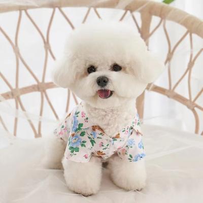 China Factory Direct Stocked Pet Shirts With Floral Pockets For Cats Shirts for sale