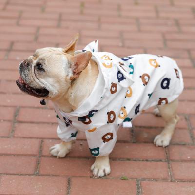 China Viable Wholesale Puppies Bear Raincoat Clothes For Dogs Spring And Autumn Thin Summer Small Dog Puppy Umbrella Dog Clothes for sale