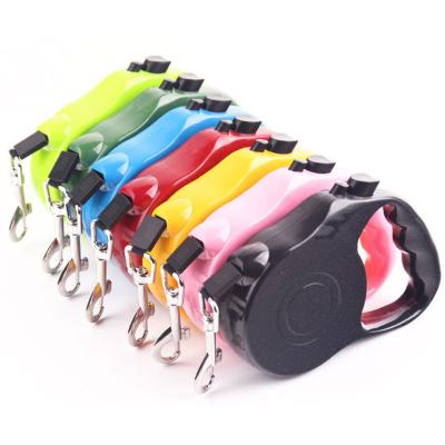 China Sustainable hot-selling dog small large plastic nylon multi-colors automatic retractable leash from Amazon for sale