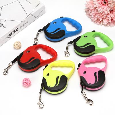 China Amazon Plastic Nylon Multi-Colors Viable Hot Selling Different Sizes Dog Automatic Retractable Leash for sale