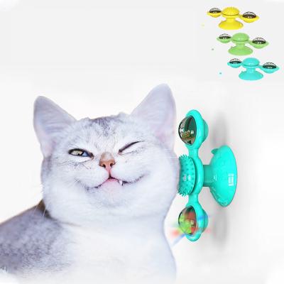 China Amazon Smart Rubbing Windmill Cat Sustainable Hot-selling Stable Rotating Spinning Toys for sale