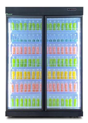 China Custom Color Display Commercial Freezer Showcase Fridge For Beverage for sale