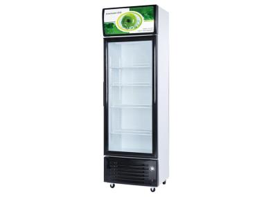 China Single Door Commercial Drink Fridge Beverage Display Cooler With LED Light for sale