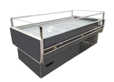 China Fruit Vegetable Dairy Promotional Goods Display Cabinet Supermarket Island Freezer for sale