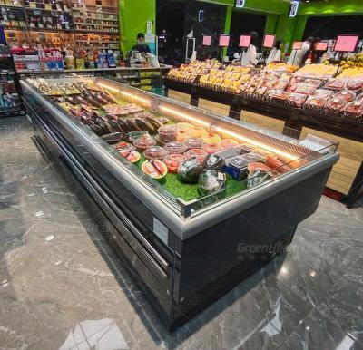 China Open stijl fruit conservering groente display Chiller voor fruitwinkel Te koop