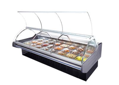 China Commercial Deli Display Chiller Single Temperature Meat Showcase For Catering for sale