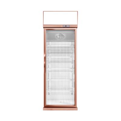 China 1 Door Beverage Display Fridge Drug Display Cooler 480L Auto Defrost for sale