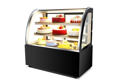 China Groothandel Koekbakkerij Display Koelkast Chiller Vitrine Glas Koek Koelkast Teller Te koop