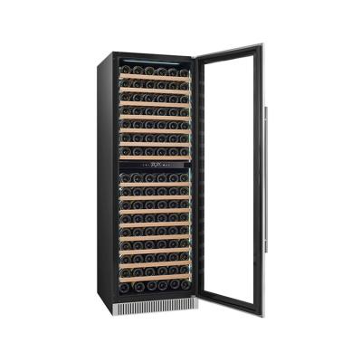 China Anpassbarer 185 Flaschen 445L Wein Display Kühlschrank mit 110V 220V 50HZ 60HZ zu verkaufen