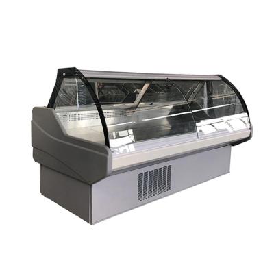 China Refrigerated Meat Shop Equipment Display Refrigerator Red Meat Display Case for sale