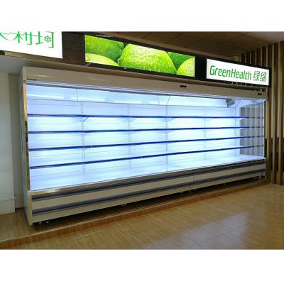 China Open Type Display Vegetable Refrigerator For Supermarket Multideck Chiller for sale