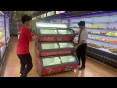 3layers ice cream display freezer.mp4