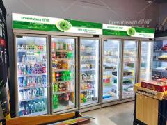 Commercial Beverage  Cooler For Supermarket  With Multi Doors