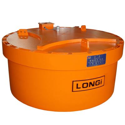 China Ore Manual Cleaning Electromagnetic Separators For Conveyor Belt Iron Remove for sale