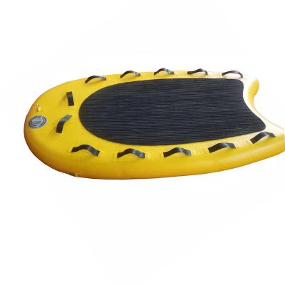 China Board Unisex Small Lifeguard Inflatable Jet Ski Rescue Sled 170x100x10cm Yellow for sale