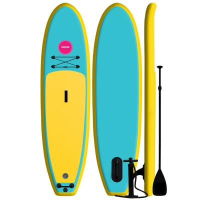 China Unisex Fast Delivery Factory Custom 305x76x15cm Supple Inflatable Standup Paddleboard for sale