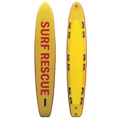 China Factory Custom Unisex 320x60x15cm Inflatable Lifeguard Survival Equipment Surf Rescue Rescue Board for sale