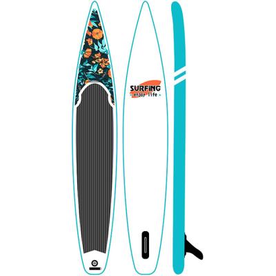 China Unisex Water Sport Drop Boarding Inflatable Sip Race Board Fishing SUP Standup Paddleboard for sale