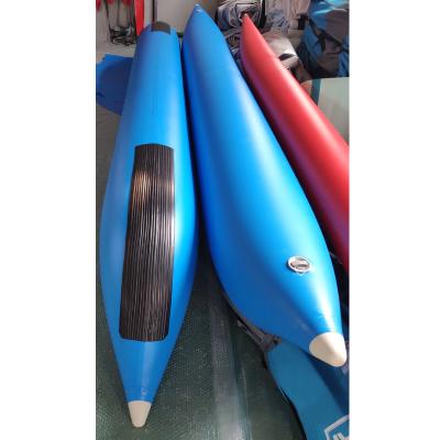 China 300x30cm PVC Floating Pontoon Inflatable Pedal Boat Water Bike Buoy Banana Tube L300xDia30cm for sale