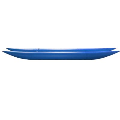 China 300x30cm 0.9mm PVC Sea Banana Boat Tubes Floating Pontoon Pedal Boat Water Bike Blue Inflatable Buoy L300xDia30cm for sale