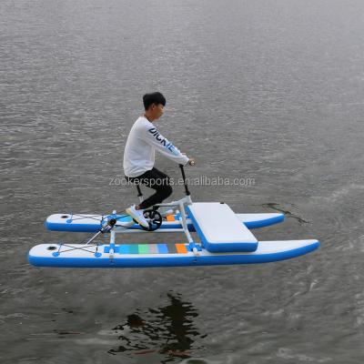 China Lake sea cycle water bike water bike pedal boat inflatable water bike for sale for sale