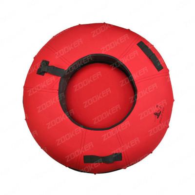 China Adult Towable Snow Sled 100cm Bottom Rubber Tire Inner Tube Hard Inflatable Snow Tube for sale