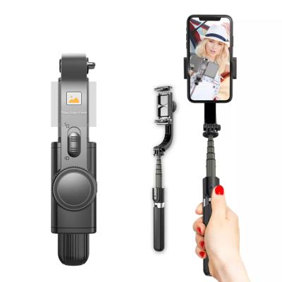 China 2022 Hot Sale L08 Gimbal Selfie Tripod Stabilizer Stick 360 Rotation Foldable Anti-shake Handheld Video Selfie Stabilizer for sale