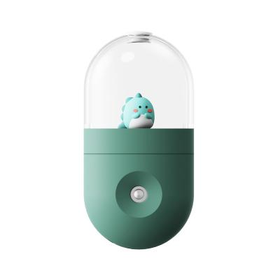 China Mini Wireless Mini Animal Humidifier Car Humidifier Chargeable Car Air Vent USB Car Air Vent Cartoon Clip Humidifier for sale