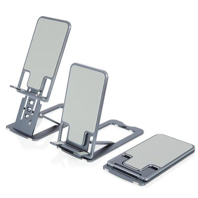 China Multi-Function Adjustable Foldable Stand Adjustable Stand Tablet Laptop Phone Holder Aluminum Light Phone Desk Holder for sale