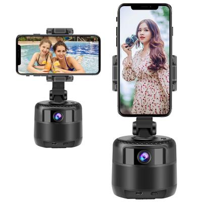 China 2022 Adjustable Smart Cell Phone Holder AI Face Tracking Selfie Gimbal Mount 360 Rotation Phone Support Tripod Tracking Holder YT-03 for sale