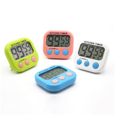 China Stored Digital Battery Countdown Timer LCD Screen Kitchen Countdown Timer Set Time Reminder Alarm Timer for sale