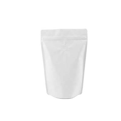 China Wholesale Custom Moisture Proof Flat Bottom Coffee Zipper Bag With Valve for sale