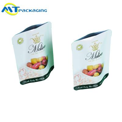 China Eco - Friendly Food Heat Seal Zipper Stand Up Pouch Packing Snack Bags For Nuts for sale