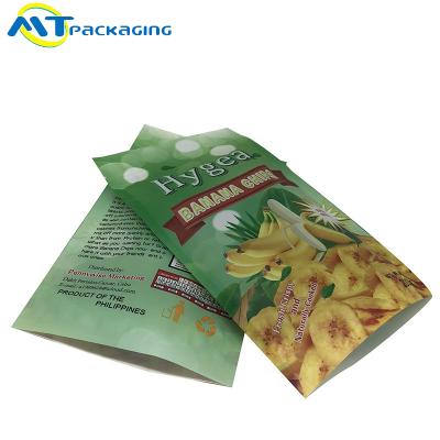 China Custom Food Grade Banana Moisture Proof Ziplock French Fries Packing Dried Fruit Food Packaging Bag for sale