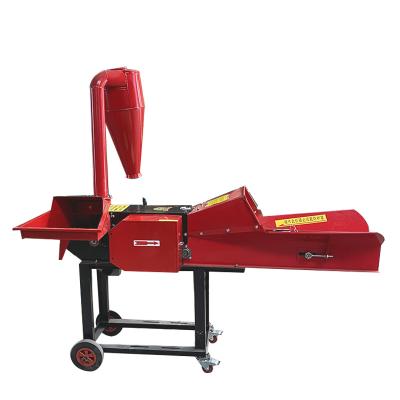 China Electric High Efficiency Low Cost Horizontal Chaff Alfalfa Chap Shreder Or Gasoline Silage Machine Grass Hay Cutter for sale