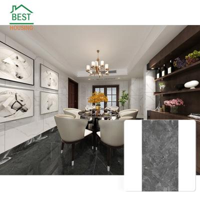 China New Products 600x1200 Modern Marble Looks Ceramic Tile Flooring Gray Tiles for sale